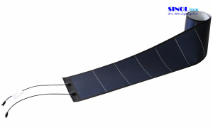 144W Amorphous Silicon Flexible Solar Panel with Back Adhesive Tape