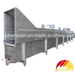 Poultry Slaughterhouse Using Water Spray Type Scalder