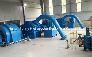 Hydropower Horizontal Hydro (Water) Turbine-Generator High Voltage 6.3~13.5 Kv/ Hydropower